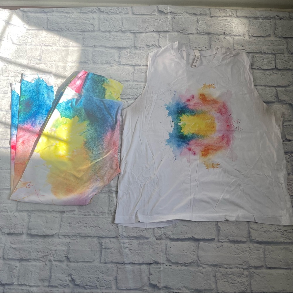 Shaun T. Colorful Tank & Legging Set